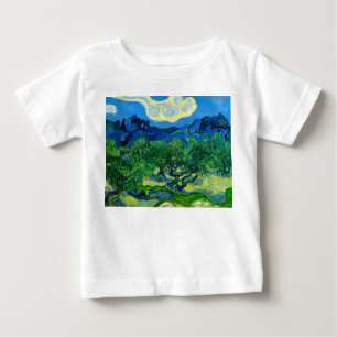 Van Gogh Olive Trees in a Mountainous Landscape Baby T-Shirt