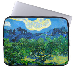 Van Gogh Olive Trees in a Mountainous Landscape Laptop Sleeve