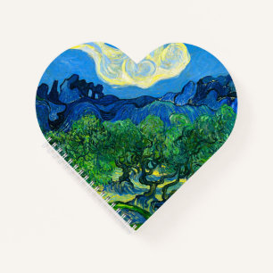 Van Gogh Olive Trees in a Mountainous Landscape Notebook