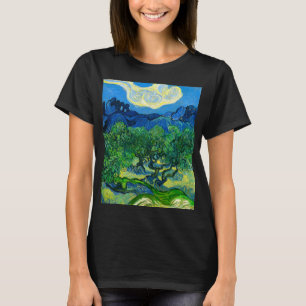 Van Gogh Olive Trees in a Mountainous Landscape T-Shirt