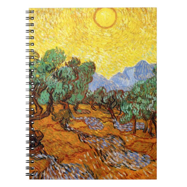 Van Gogh Olive Trees Notebook (Front)