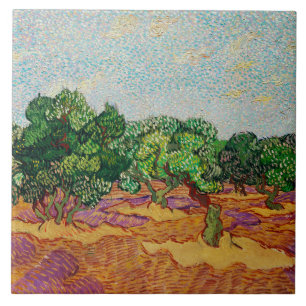 Van Gogh - Olive Trees, Tile