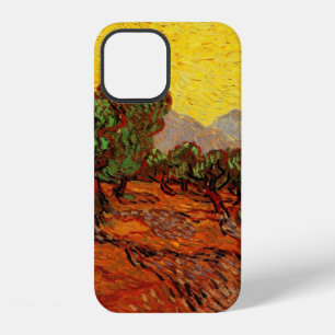 Van Gogh Olive Trees with Yellow Sky and Sun iPhone 12 Case