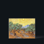 Van Gogh: Olive Trees with Yellow Sky and Sun Postcard<br><div class="desc">Vincent van Gogh: Olive Trees with Yellow Sky and Sun,  famous painting.</div>