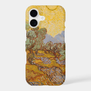 Van Gogh Olive Trees Yellow Sun Sky