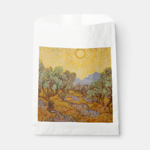 Van Gogh Olive Trees Yellow Sun Sky Favour Bags