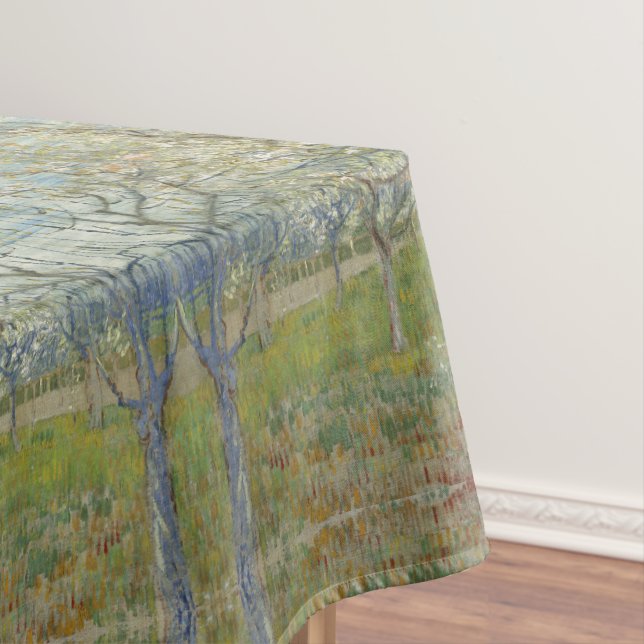Van Gogh Orchard with Blooming Apricot Trees Tablecloth (In Situ)