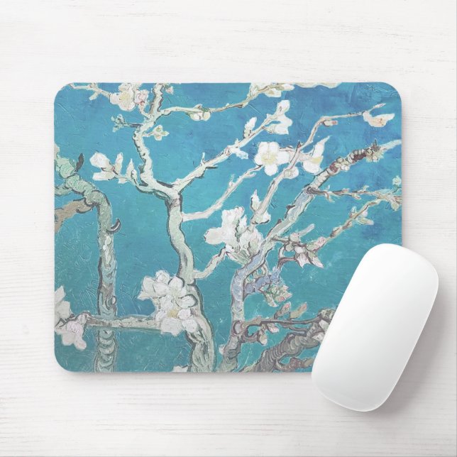 Van Gogh Painting Almond Blossom  Mouse Mat (With Mouse)