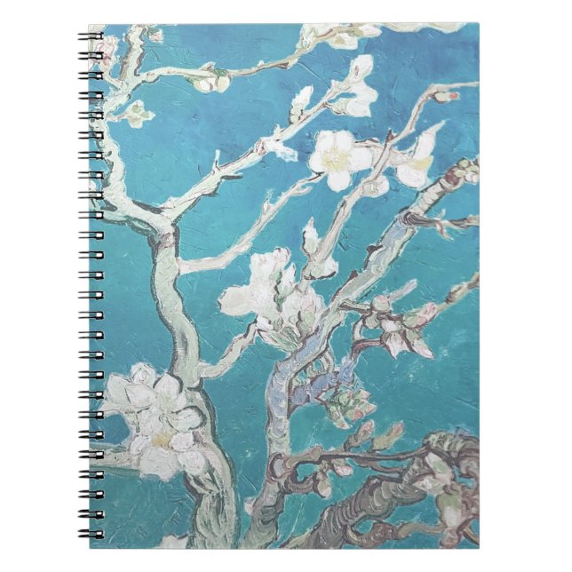 Van Gogh Painting Almond Blossom  Notebook (Front)