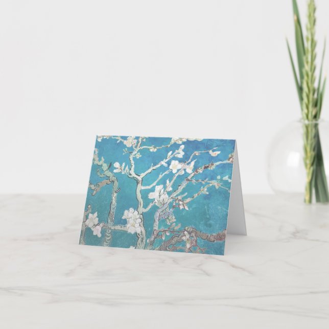 Van Gogh Painting Almond Blossom Thanks   Thank You Card (Front)