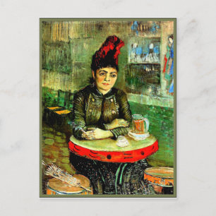 Van Gogh painting, In the Cafe Postcard