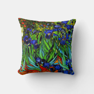 Van Gogh painting, Irises, Cushion