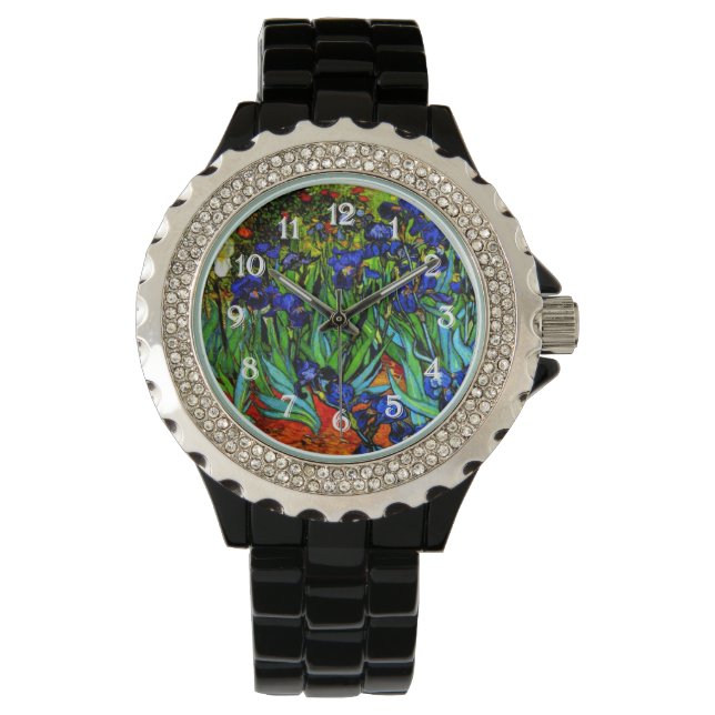 Van Gogh painting, Irises, Watch (Front)