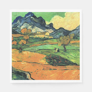 Van Gogh painting, Mount Gaussier, Napkin