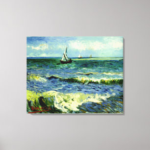 Van Gogh painting, Seascape, Canvas Print