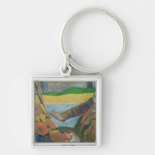 Van Gogh painting Sunflowers, 1888 Key Ring