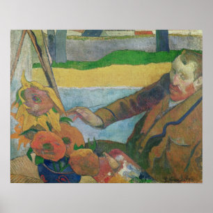 Van Gogh painting Sunflowers, 1888 Poster