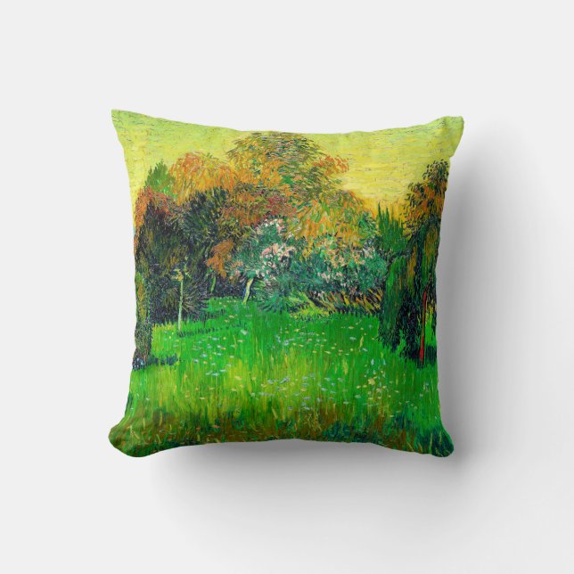 Van Gogh painting, The Poet's Garden Cushion (Front)