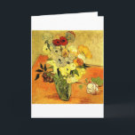 Van Gogh Painting Whimsical Blossoms Flowers Vines Card<br><div class="desc"></div>