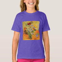 Van Gogh Painting Whimsical Blossoms Flowers Vines