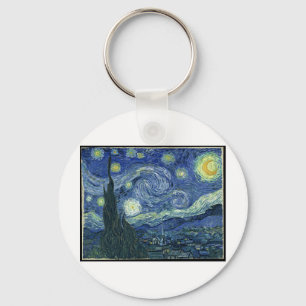 Van Gogh Paintings: Starry Night Van Gogh Key Ring
