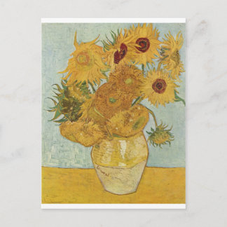 Van Gogh Paintings: Van Gogh Sunflowers Postcard
