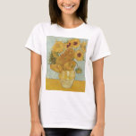 Van Gogh Paintings: Van Gogh Sunflowers T-Shirt<br><div class="desc">Enjoy the beauty of Vincent Van Gogh paintings any time. One of the most famous paintings,   Vincent Van Gogh Sunflowers  is a classic masterpiece. Now you can enjoy Sunflowers Van Gogh any time.</div>