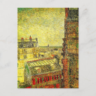 Van Gogh Paris View from Vincent's Room, Rue Lepic Postcard