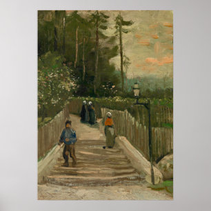 Van Gogh Path in Montmartre Poster