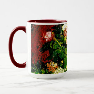 Van Gogh Peonies and Roses Mug