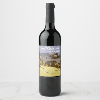 Van Gogh Personalised Wine Label