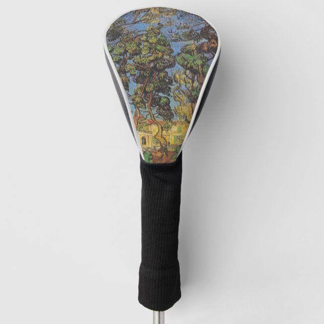 Van Gogh Pine Trees - Classic Garden Art Golf Head Cover (Front)