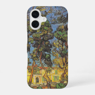 Van Gogh Pine Trees - Classic Garden Art iPhone 16 Case