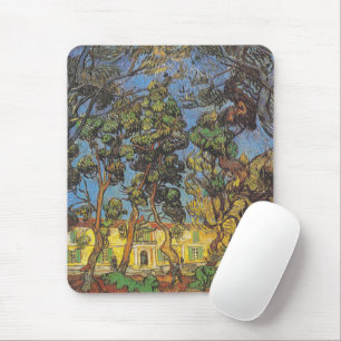 Van Gogh Pine Trees - Classic Garden Art Mouse Mat