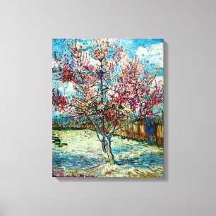 Van Gogh - Pink Peach Tree Canvas Print