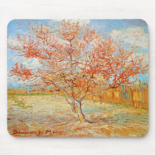 Van Gogh Pink Peach Tree in Blossom mouse pad