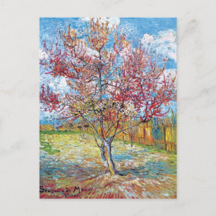 Van Gogh - Pink Peach Trees Postcard