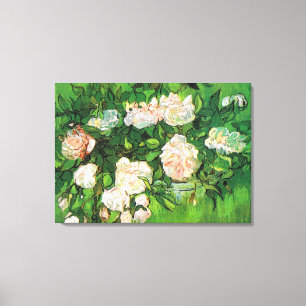 Van Gogh - Pink Roses Canvas Print