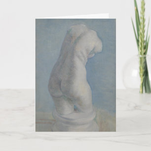 Van Gogh Plaster Torso - Blue Classical Art Card