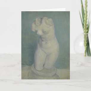 Van Gogh Plaster Torso - Classical Statuette Art Card