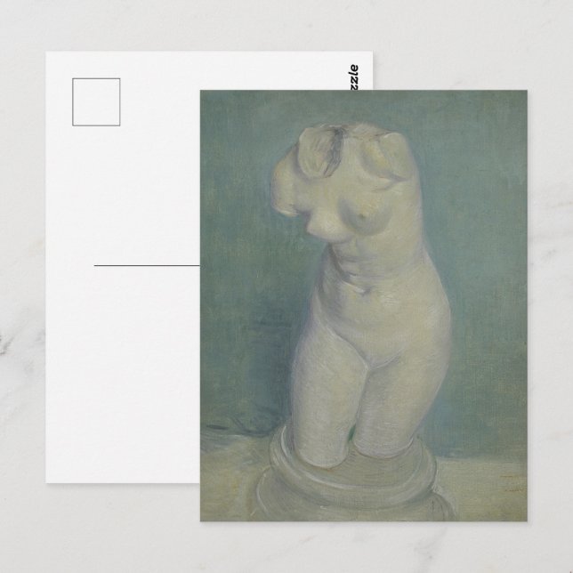Van Gogh Plaster Torso - Classical Statuette Art Postcard (Front/Back)