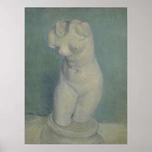 Van Gogh Plaster Torso - Classical Statuette Art Poster