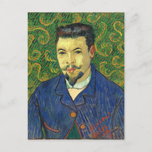 Van Gogh   Portrait of Dr. Félix Rey   1889 Postcard