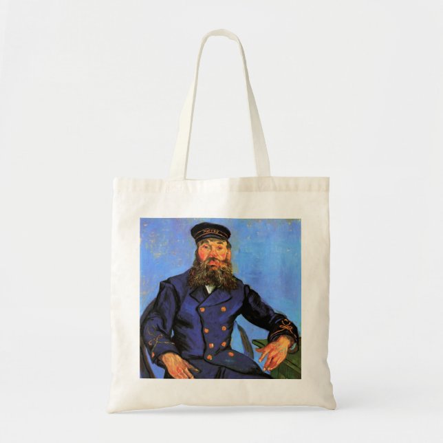 Van Gogh, Portrait of the Postman Joseph Roulin Tote Bag (Front)