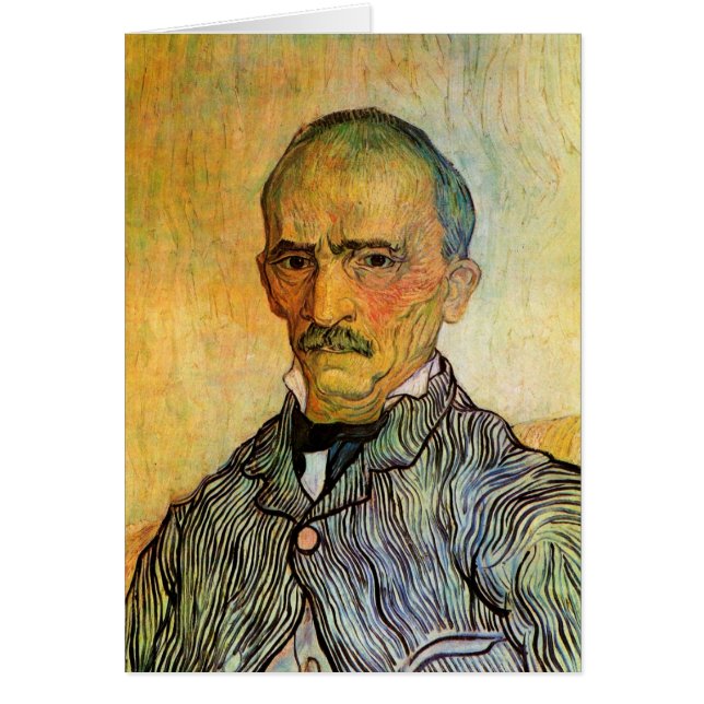 Van Gogh Portrait of Trabuc, Vintage Impressionism (Front)