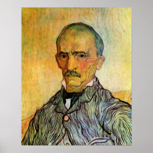 Van Gogh Portrait of Trabuc, Vintage Impressionism Poster
