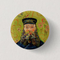 Van Gogh Postman. Portrait impressionism art