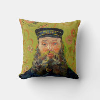 Van Gogh Postman. Portrait impressionism art