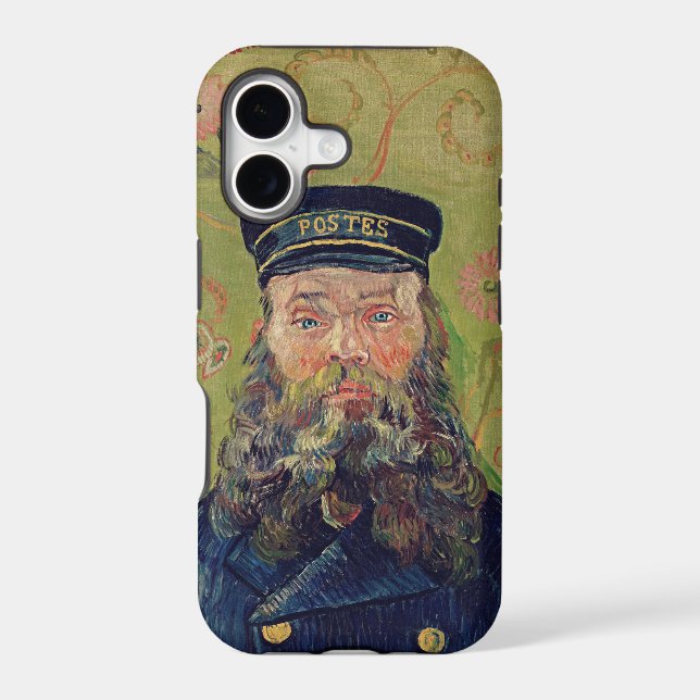 Van Gogh Postman Retro Art iPhone Case (Back)