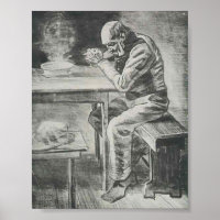 Van Gogh - Prayer Before the Meal